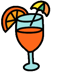 Summer Drink Sticker