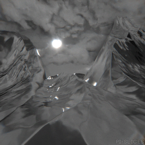 Black And White 3D GIF by Pi-Slices