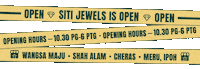 Weareopensitijewels Sticker by Siti Jewels MY