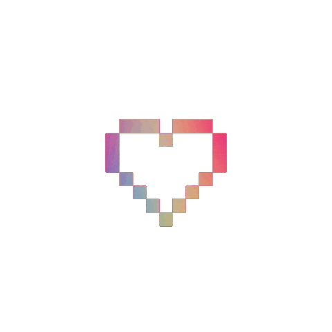 cotsicx giphyupload love heart pixel Sticker