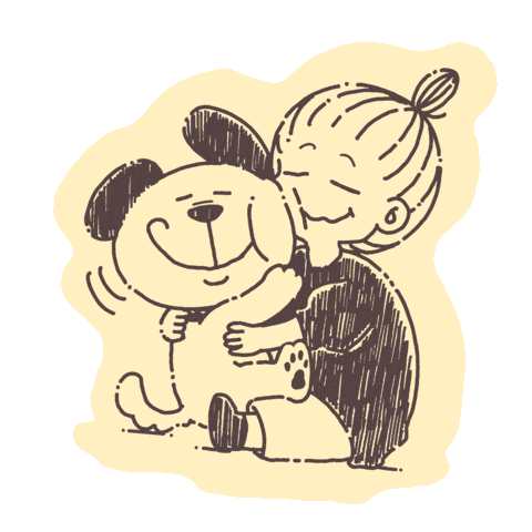 Dog Love Sticker by nicocook
