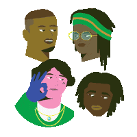 rolling loud shoreline Sticker by 1633