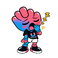 Tired Zzz Sticker by Ukalari Menorca