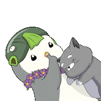 Good Night Cat Sticker by Pudgy Penguins
