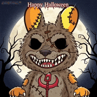 Werewolf Spookynight GIF by RugDollz