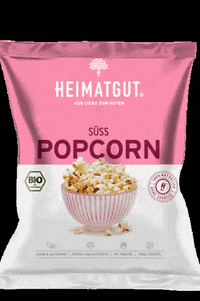 pink popcorn GIF