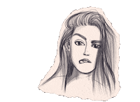 Girl Paint Sticker