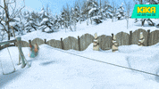 fun snow GIF by KiKA