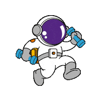 Space Gym Sticker by Bluhaus