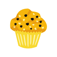 Muffin Canteen Sticker by Crickler Vending