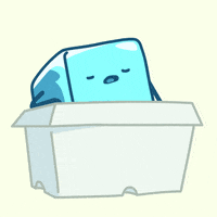 Cubemelt yawn tire icecube cubemelt GIF