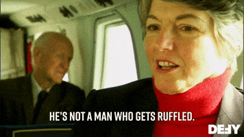 He's Not A Man Who Gets Ruffled