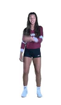 Fun Happy Dance Sticker by Aquinas Volleyball