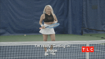 Working Out Tennis Court GIF by TLC