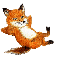 Fox Kitsune Sticker by Maison Kitsuné