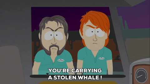 angry truck window GIF by South Park 