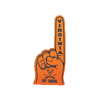 Finger Uva Sticker by University of Virginia