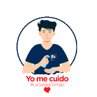 Tapabocas Sticker by La Cardio