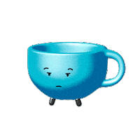 jpatneaude tired bored mug yawn Sticker