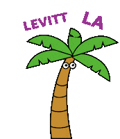 Palm Tree Macarthurpark Sticker by Levitt LA