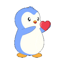 Happy I Love You Sticker by Pudgy Penguins