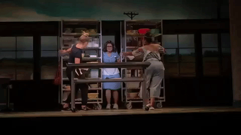 pie baking GIF by Waitress The Musical
