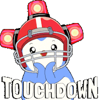 Football Touch Down Sticker by Pudgy Penguins