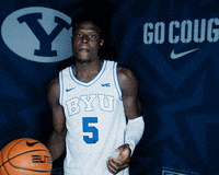 Byu Basketball Sport GIF by BYU Cougars