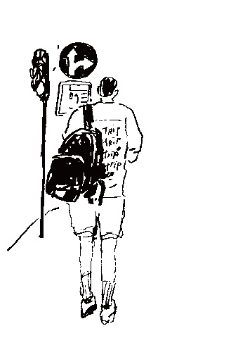 Travel Man Sticker
