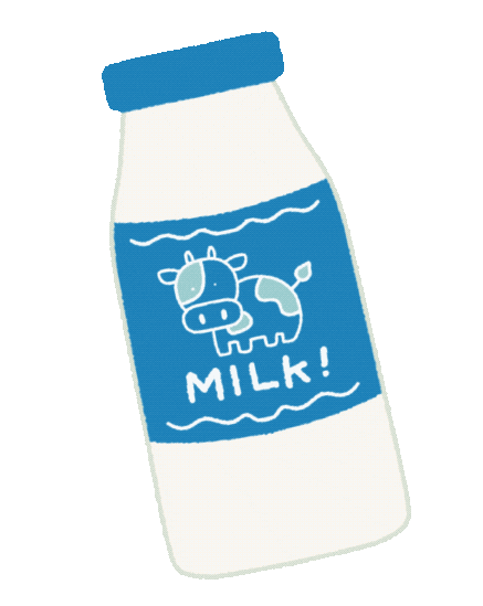 Milk 牛 Sticker