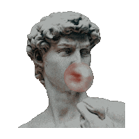 David Bubblegum Sticker