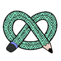 Pencil Sticker by ArtSnacks