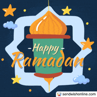 Stars Ramadan GIF by sendwishonline.com