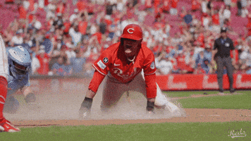 Celebration Baseball GIF by Cincinnati Reds