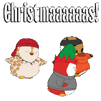 Merry Christmas Sticker by Pudgy Penguins