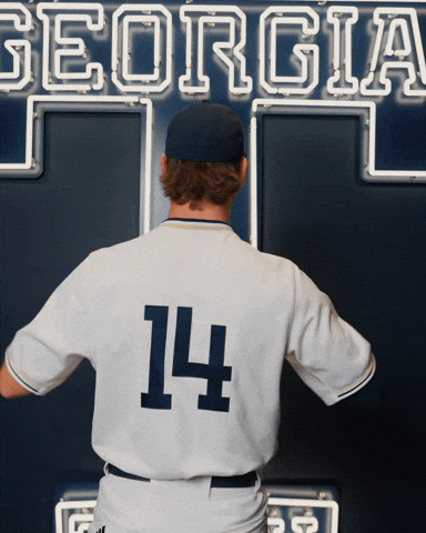 Georgia Tech Baseball GIF by Georgia Tech Yellow Jackets