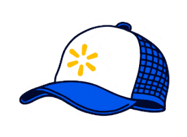 Hat Cap Sticker by Walmart
