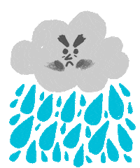 Sad Illustration Sticker by Toby Rampton