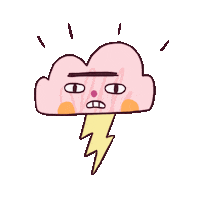 jadejohnsonillo sad pink angry mad Sticker