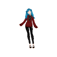 craftykaname happy dance anime dancing Sticker