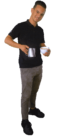 Good Morning Coffee Sticker by Steinbergers Marktblick Glonn