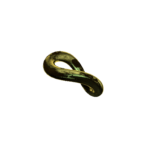 royalvenom gold torus brutalist Sticker