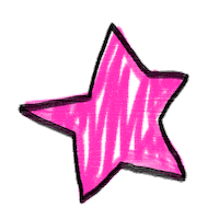 Pink Star Sticker by TOO COOL FOR FUR
