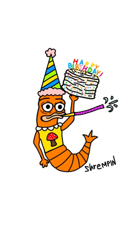 Happy Birthday Party Shremp
