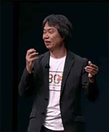 Shigeru Miyamoto Eating GIF