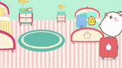 fun rolling GIF by Molang.Official