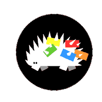 busybuilding walk cycle transfer porcupine busybuilding Sticker