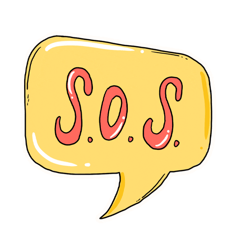 Illustration Help Sticker