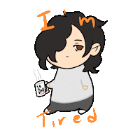 SleeepySen tired sleep sleepy daichi Sticker