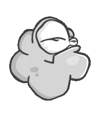 Cloud Paint Sticker by Franco de Colombia